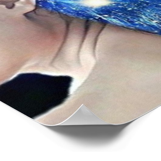 Funkelnd Haar Poster (Ecke)