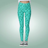 Funkelnd Halloween-Kostümverkleidungsmuster Leggings