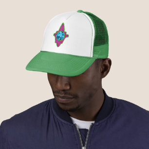 Funkelnd hamsa Eid Truckerkappe