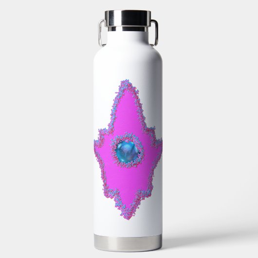 Funkelnd Hamsa Trinkflasche (Vorderseite)