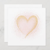 Funkelnd Herzblankkarte (Vorne/Hinten)