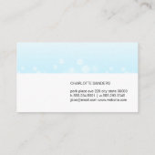 Funkelnd Hintergrund Visitenkarte (Rückseite)