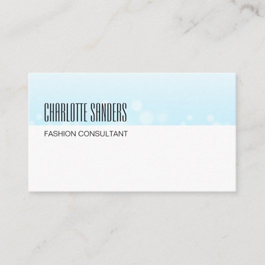 Funkelnd Hintergrund Visitenkarte (Vorderseite)