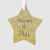 Funkelnd Hope Star 2 Ornament (Vorderseite)