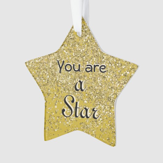 Funkelnd Hope Star 2 Ornament (Vorderseite)