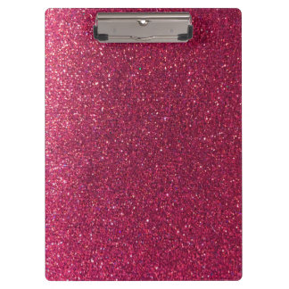 Funkelnd Hot Pink Glitzer Lehrer Klassengeschenk Klemmbrett