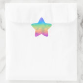 Funkelnd Hot Rainbow Sky Sticker (Tasche)