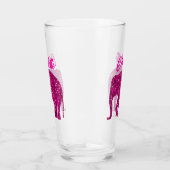 Funkelnd Hot-Rosa Elephant-Imitate funkeln Ihren N Glas (Rechts)