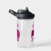 Funkelnd Hot-Rosa Elephant-Imitate funkeln Ihren N Trinkflasche (rechts)
