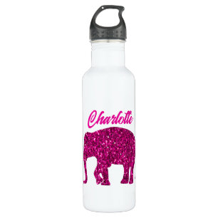 Funkelnd Hot-Rosa Elephant-Imitate funkeln individ Edelstahlflasche