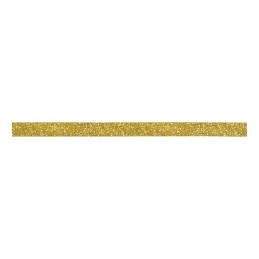 Funkelnd Imitat-GoldGlitzer Ripsband (Vorderseite)