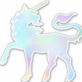 Funkelnd Iridescent Unicorn-Aufkleber Aufkleber (Vorderseite)