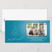 Funkelnd Joy Foto Card Feiertagskarte (Vorne/Hinten)