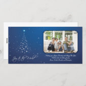 Funkelnd Joy-Fotokarte Feiertagskarte (Vorne/Hinten)