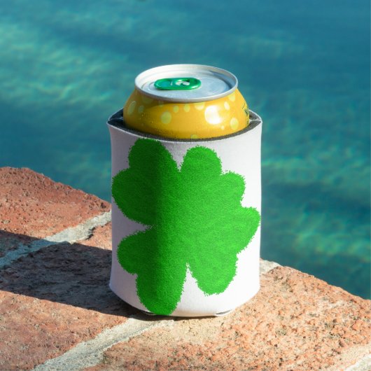 Funkelnd Kleeblatt mit Glück am St. Patrick's Day Dosenkühler (In Situ Pool)