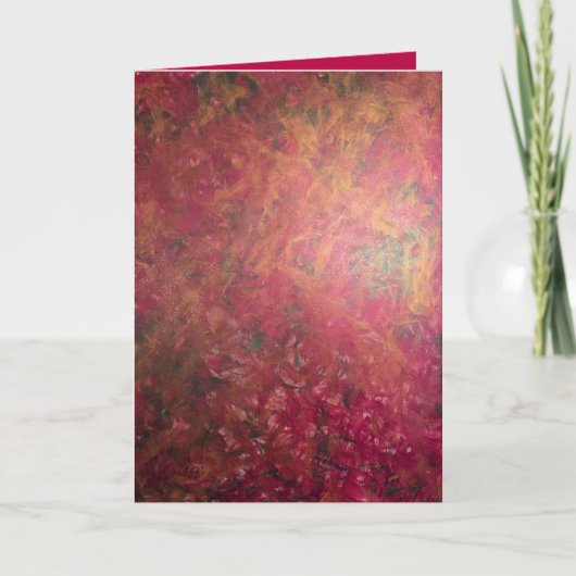 Funkelnd kokette Grußkarte Dankeskarte (Vorderseite)