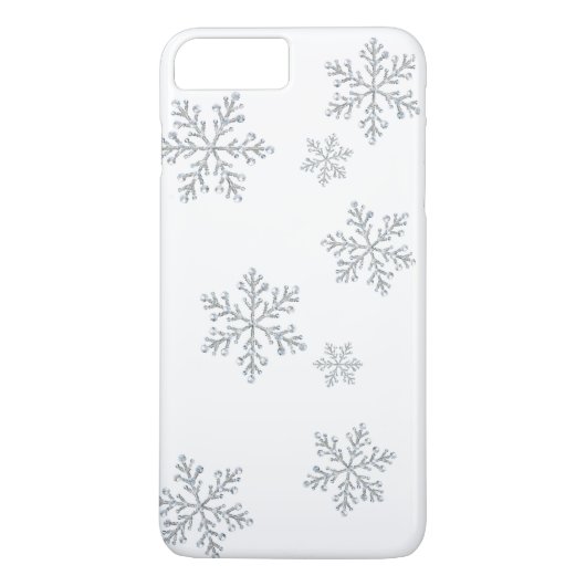 Funkelnd Kristallschneeflocken iPhone 7 Case-Mate iPhone Hülle (Rückseite)