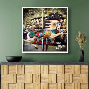 Funkelnd Lichter für das Karussell finden Ihre Wil Poster