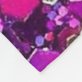 Funkelnd Lila Blanket 50" x 60" Fleecedecke (Ecke)
