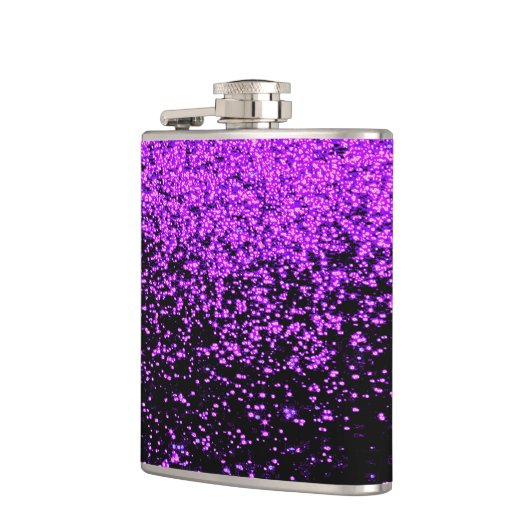 funkelnd lila Kolben Flachmann (Links)