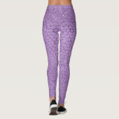 Funkelnd Lila Leggings (Rückseite)