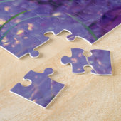 Funkelnd lila Regen Puzzle (Seite)
