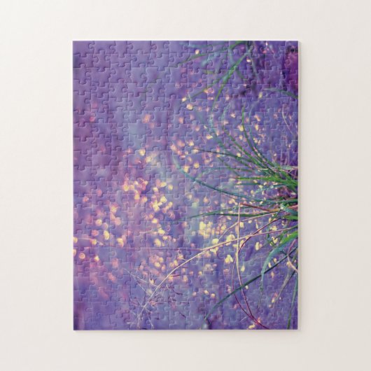 Funkelnd lila Regen Puzzle (Vertikal)