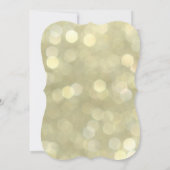 Funkelnd Lila und Gold Baby Dusche Einladung (Rückseite)