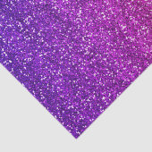 Funkelnd Lila und rosafarbener Glitzer Seidenpapier (Detail)