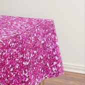 Funkelnd Lila und rosafarbener Glitzer  Tischdecke (Beispiel)