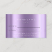 Funkelnd Lotus Empfehlungskarte (Rückseite)