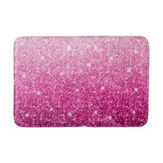 Funkelnd Luxus pink Gradient Badematte