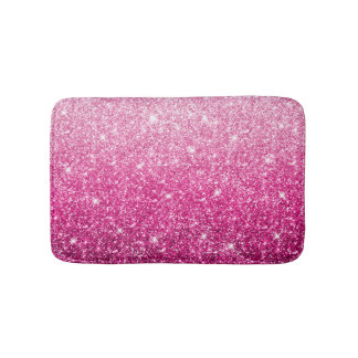 Funkelnd Luxus pink Gradient Badematte