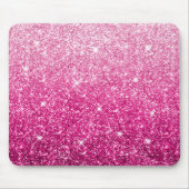 Funkelnd Luxus Pink Ombre Mousepad (Vorne)