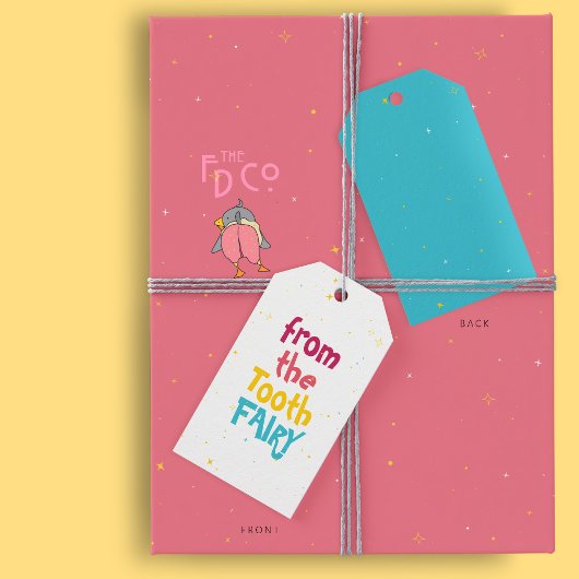 Funkelnd Magie "From The Tooth Fairy" Niedliche St Geschenkanhänger