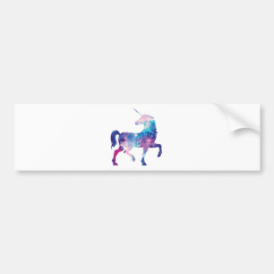 Funkelnd magischer Unicorn Autoaufkleber