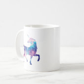 Funkelnd magischer Unicorn Kaffeetasse (Vorderseite Links)