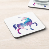 Funkelnd magischer Unicorn Untersetzer (Linke Seite)