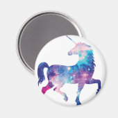 Funkelnd magisches Einhorn Magnet (Vorderseite/Rückseite)