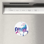 Funkelnd magisches Einhorn Magnet (In Situ (Geschirrspüler))