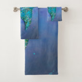 Funkelnd Meerjungfrau Fin Schwanz verzaubert Badhandtuch Set (Insitu)