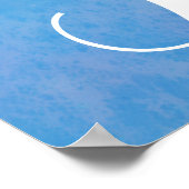 Funkelnd Mermaid Fin Schwanz Birthday Party Banner Poster (Ecke)