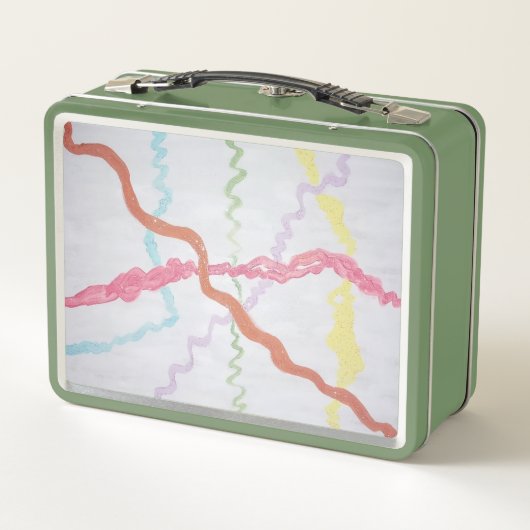 Funkelnd Metalldose Metall Brotdose (Rückseite)