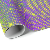 Funkelnd Miami Bright Sequin Bamboo Lila Pink Geschenkpapier (Rolleneckpunkt)