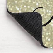 Funkelnd-Monogramm-Maus-Pad Mousepad (Ecke)