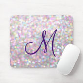 Funkelnd Monogramm-Mausunterlage Mousepad (Mit Mouse)