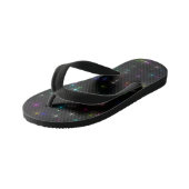 Funkelnd Multicolor-Sterne Kinderbadesandalen (Schrägansicht)