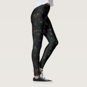 Funkelnd Multicolor-Sterne Leggings (Rechts)