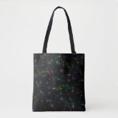 Funkelnd Multicolor-Sterne Tasche (Vorderseite)