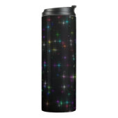 Funkelnd Multicolor-Sterne Thermosbecher (Nach links gedreht)